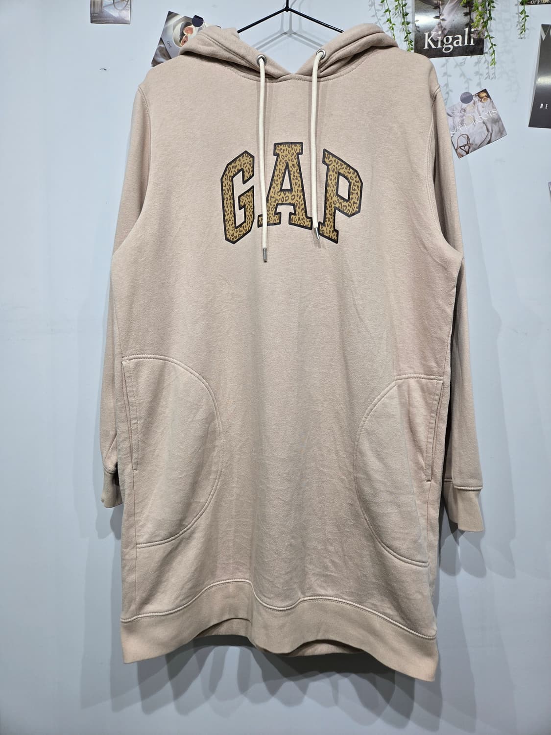 갭 레오파드 로고 후드 원피스 상품이미지3