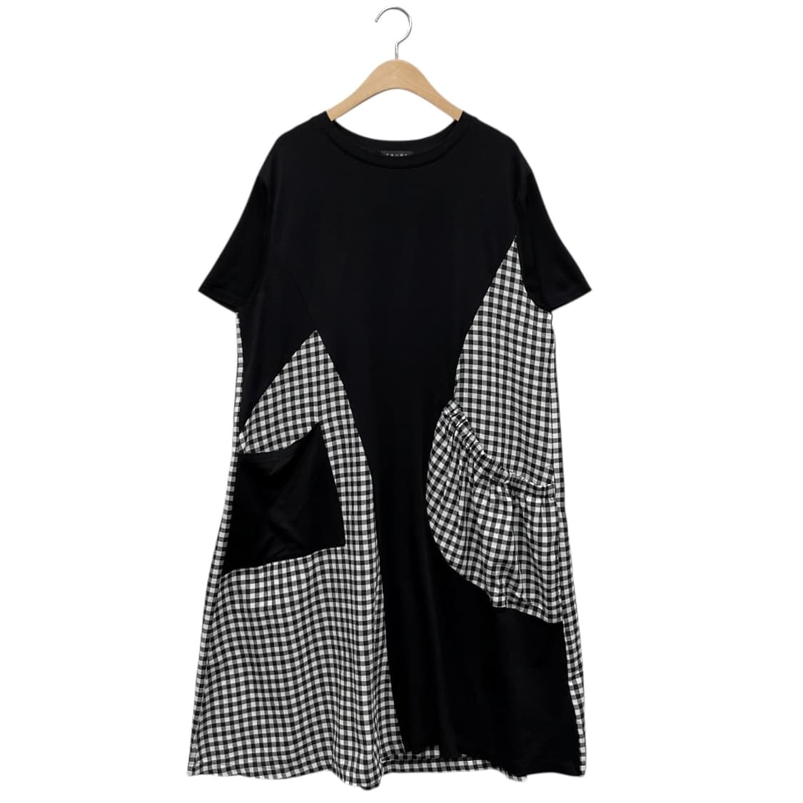 모리걸 체크 원피스 상품이미지1