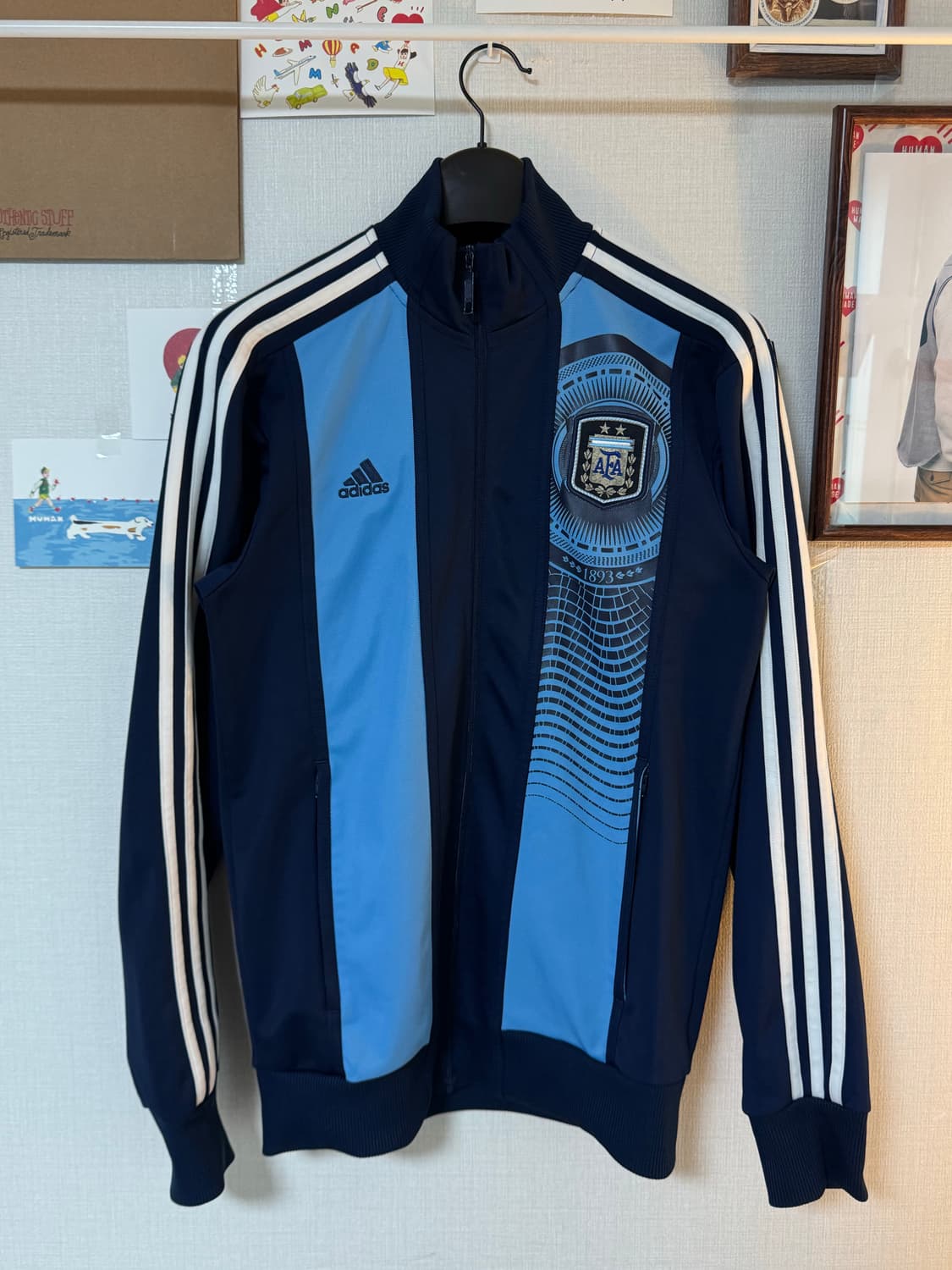 [M,L]아디다스 아르헨티나 국대 AFA 트랙탑 져지 셋업 상품이미지2