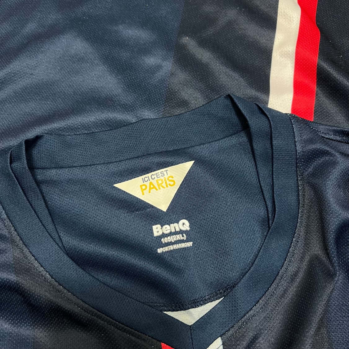 파리 생제르맹 PSG 홈 축구 유니폼 반팔티 [네이비] 2XL/105 상품이미지7