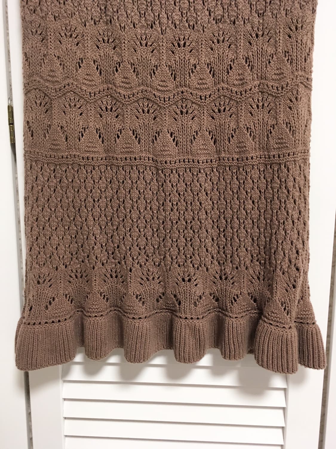 빈티지 브라운 니트 스커트 상품이미지2
