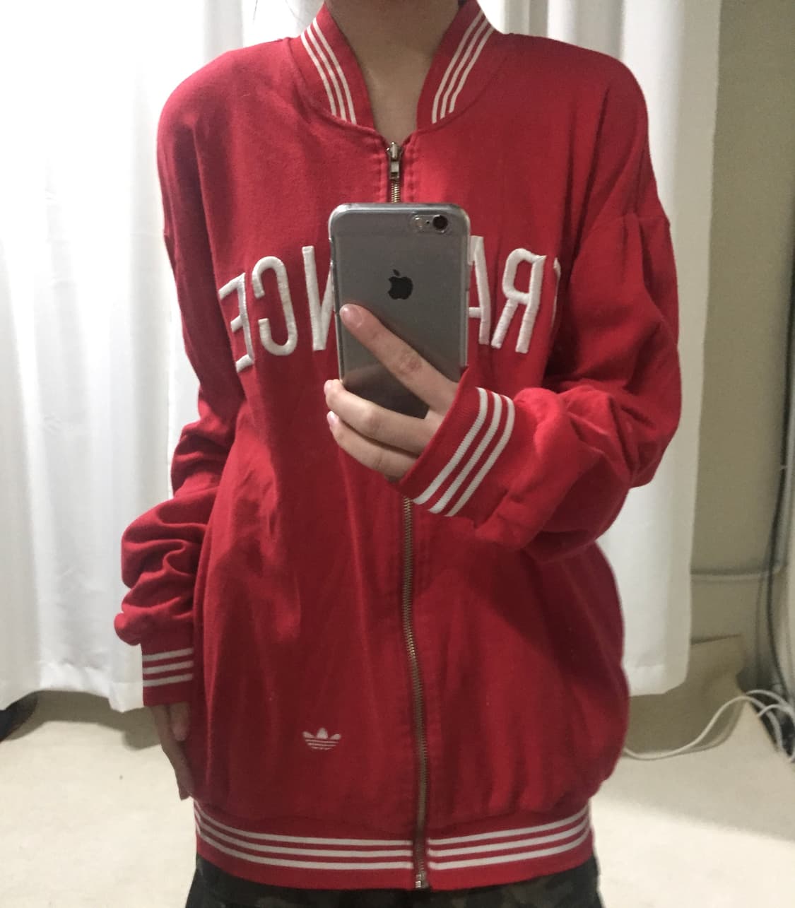 아디다스 프랑스 코튼 면 집업 상품이미지1