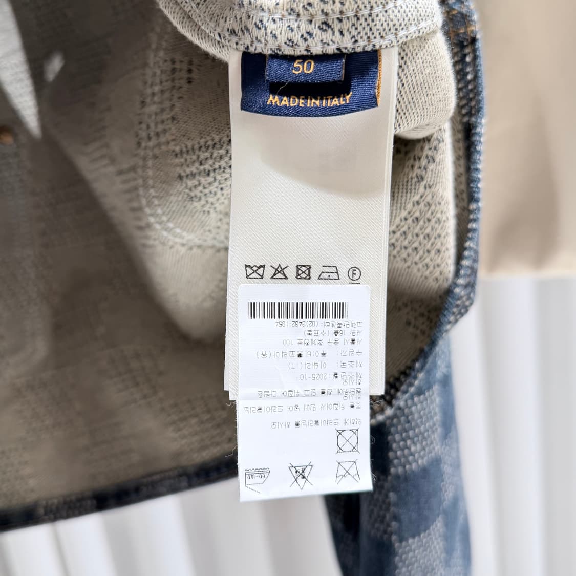 (S/50) / 26년도 신형 루이비통 다미에 데님 셔츠 자켓 상품이미지7