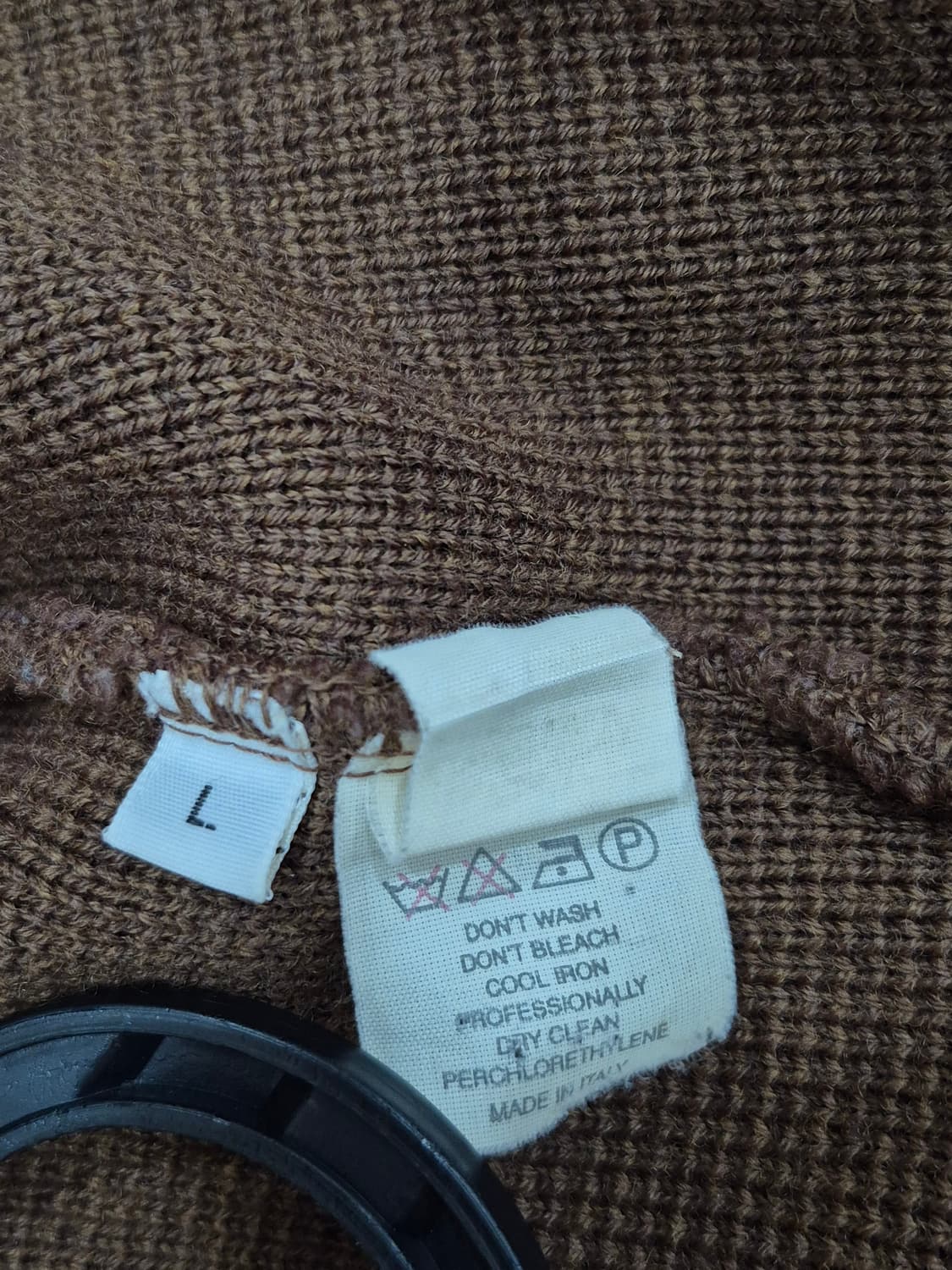 KENZO 겐조 브라운 니트 집업 자켓 남성 100사이즈 상품이미지6