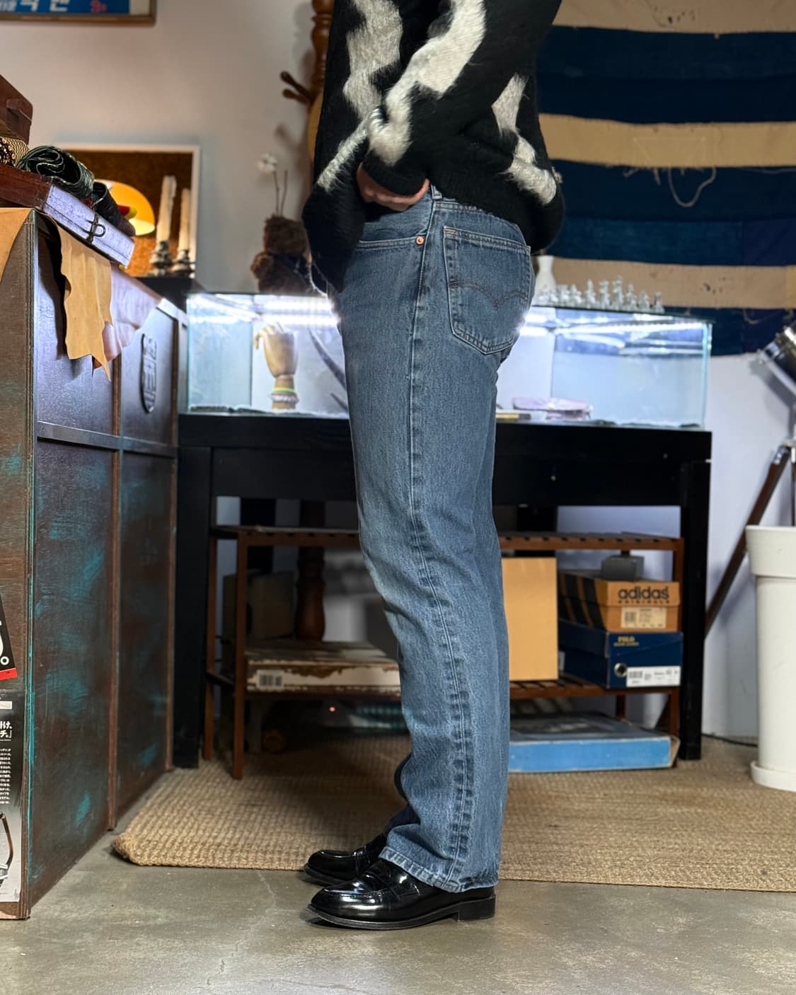 리바이스 517 부츠컷 데님 팬츠 34 상품이미지9