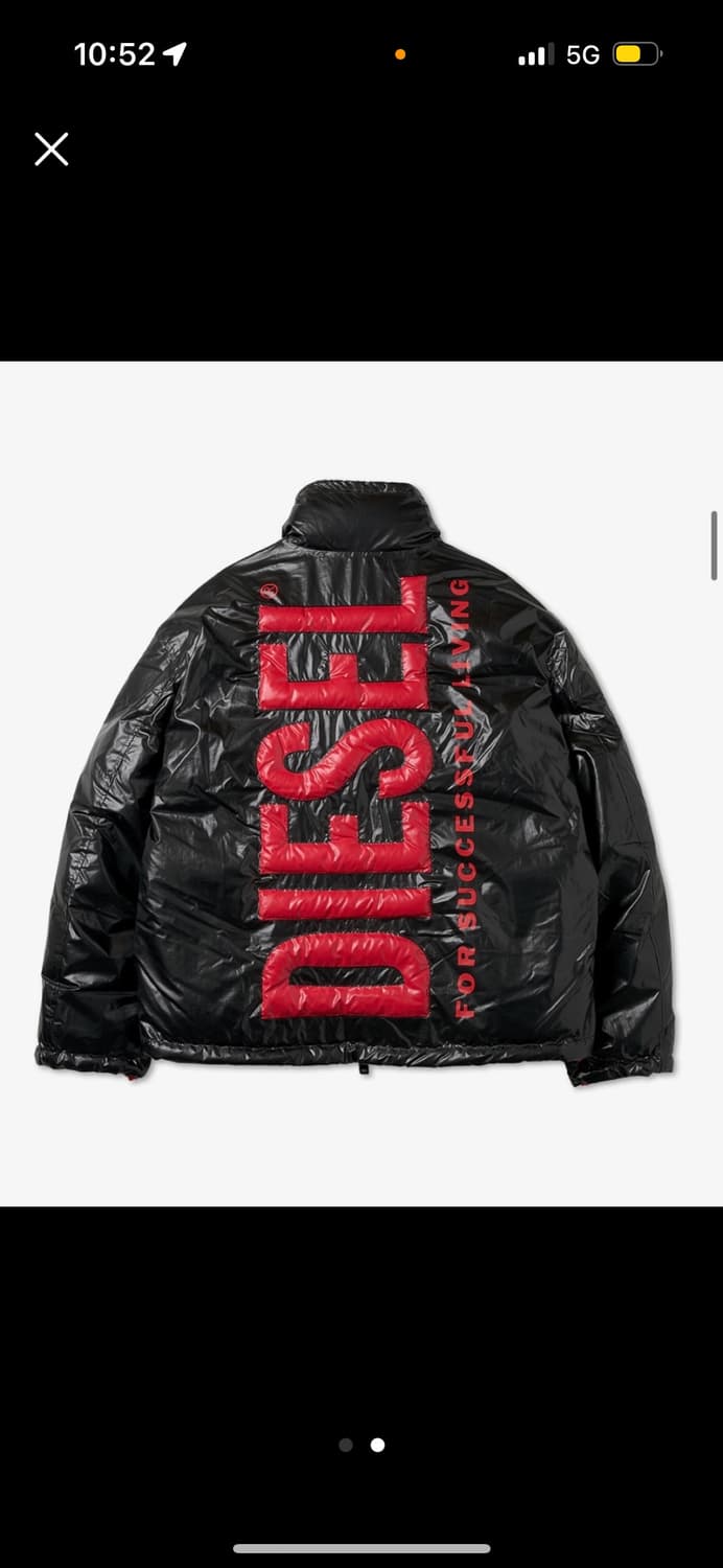 디젤 22FW W-JUPITER 리버시블 다운 패딩 상품이미지1