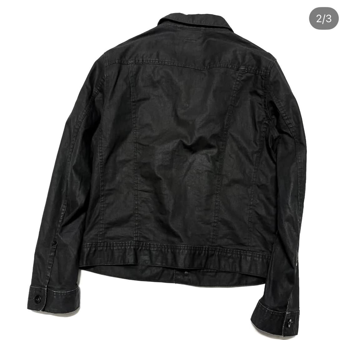 코티드 트러커 자켓 상품이미지2