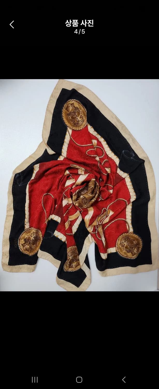 펜디 실크 스카프 숄 상품이미지4