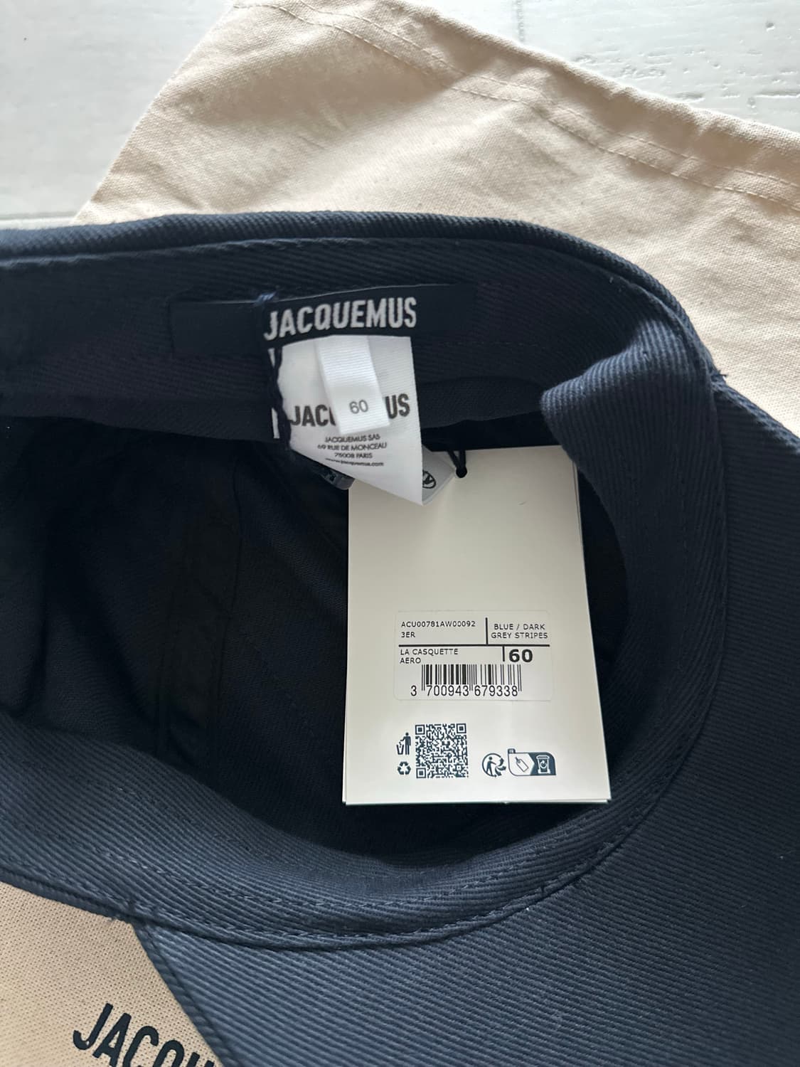 자크뮈스 La Casquette Jer 볼캡 60 새상품 상품이미지4