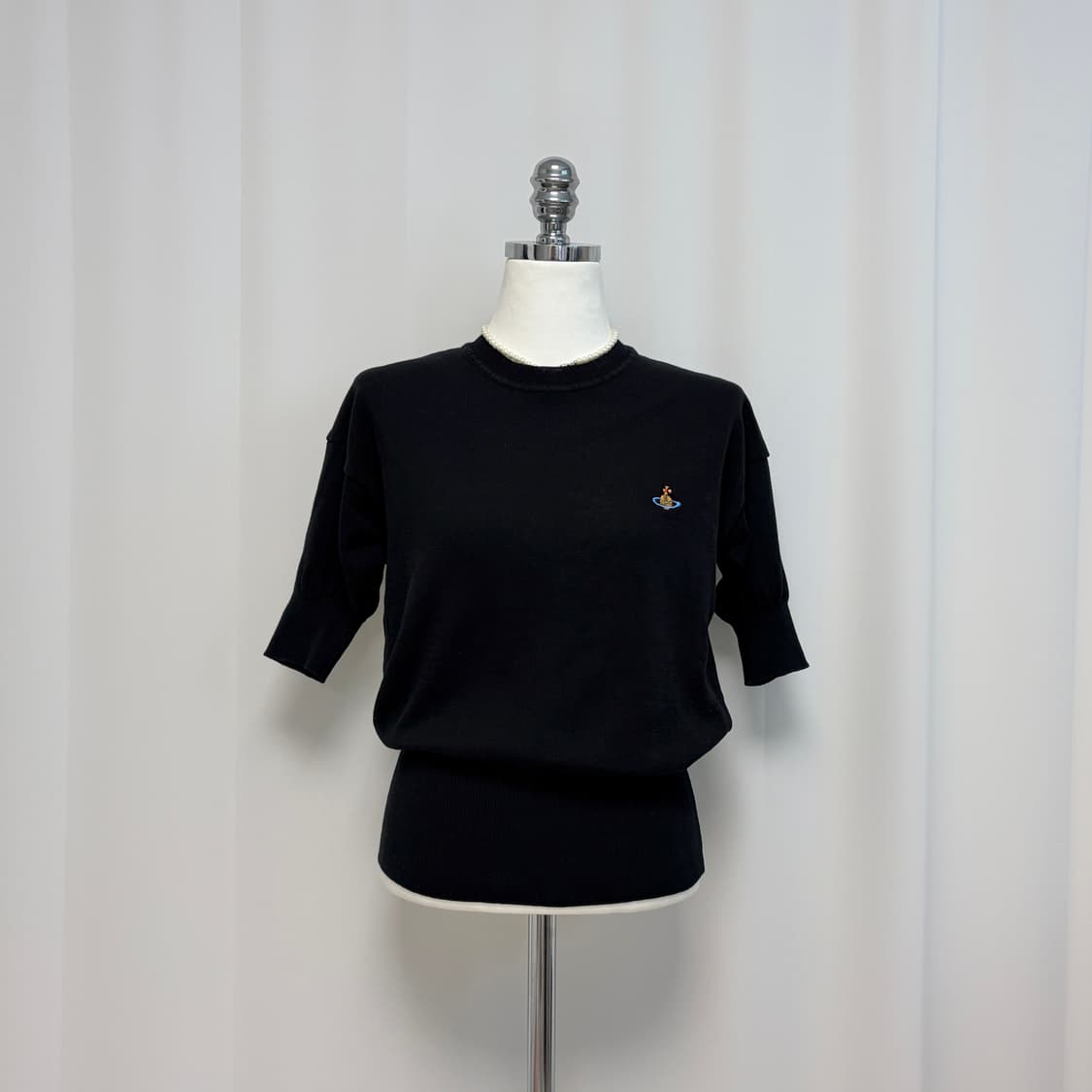 비비안웨스트우드 코튼 반팔 니트 상품이미지1