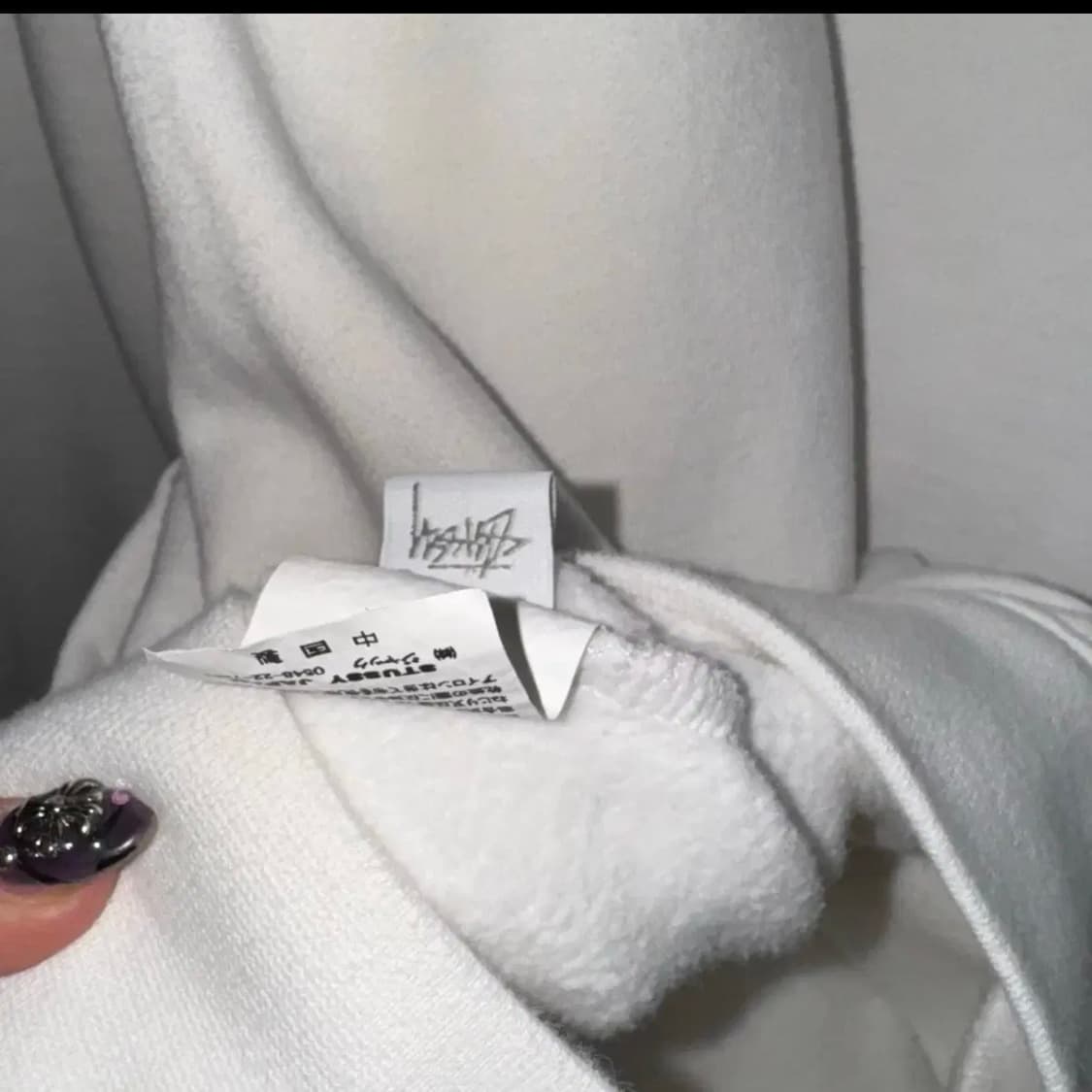 STUSSY 스투시 90s 연핑크 빅로고 후드 티셔츠 상품이미지6