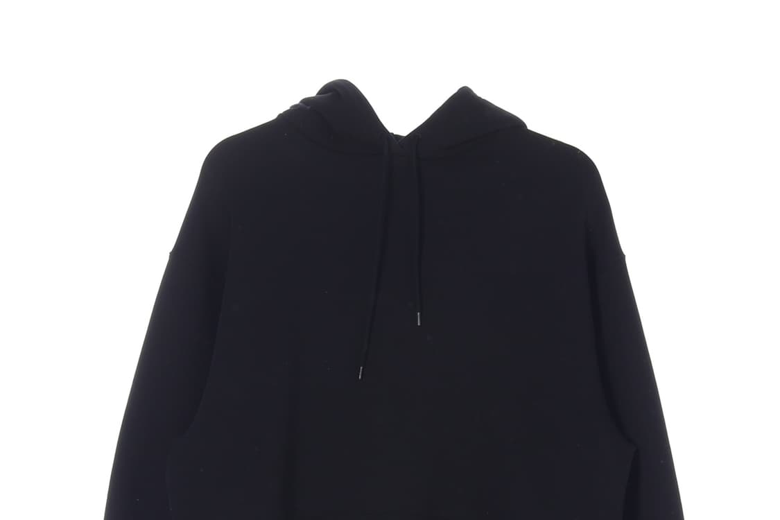 (정품)[S]발렌시아가 로고 후드 블랙 오버핏 후드 티셔츠
 상품이미지2