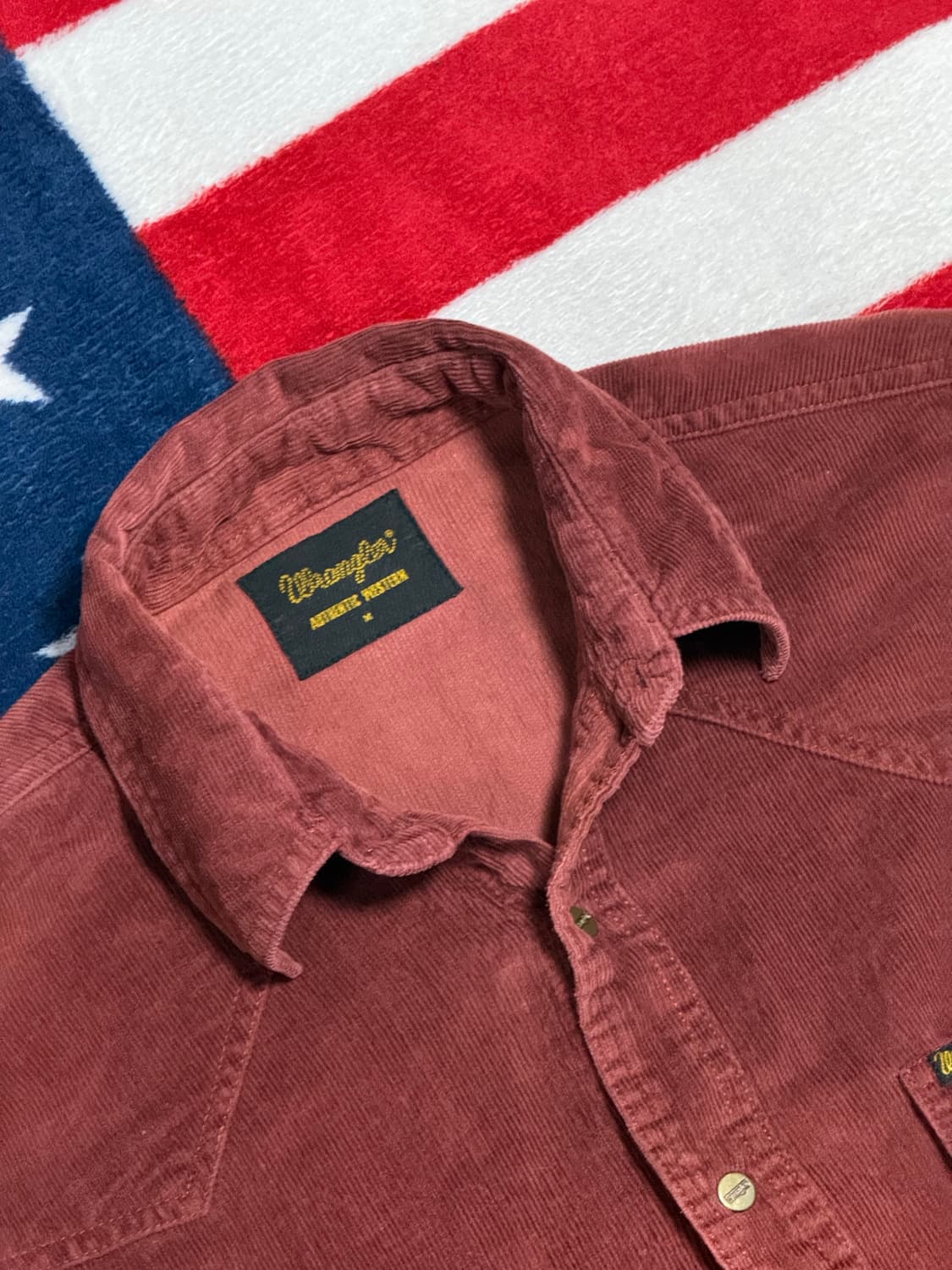 랭글러 코듀로이 웨스턴셔츠 Wrangler western shirt 상품이미지7