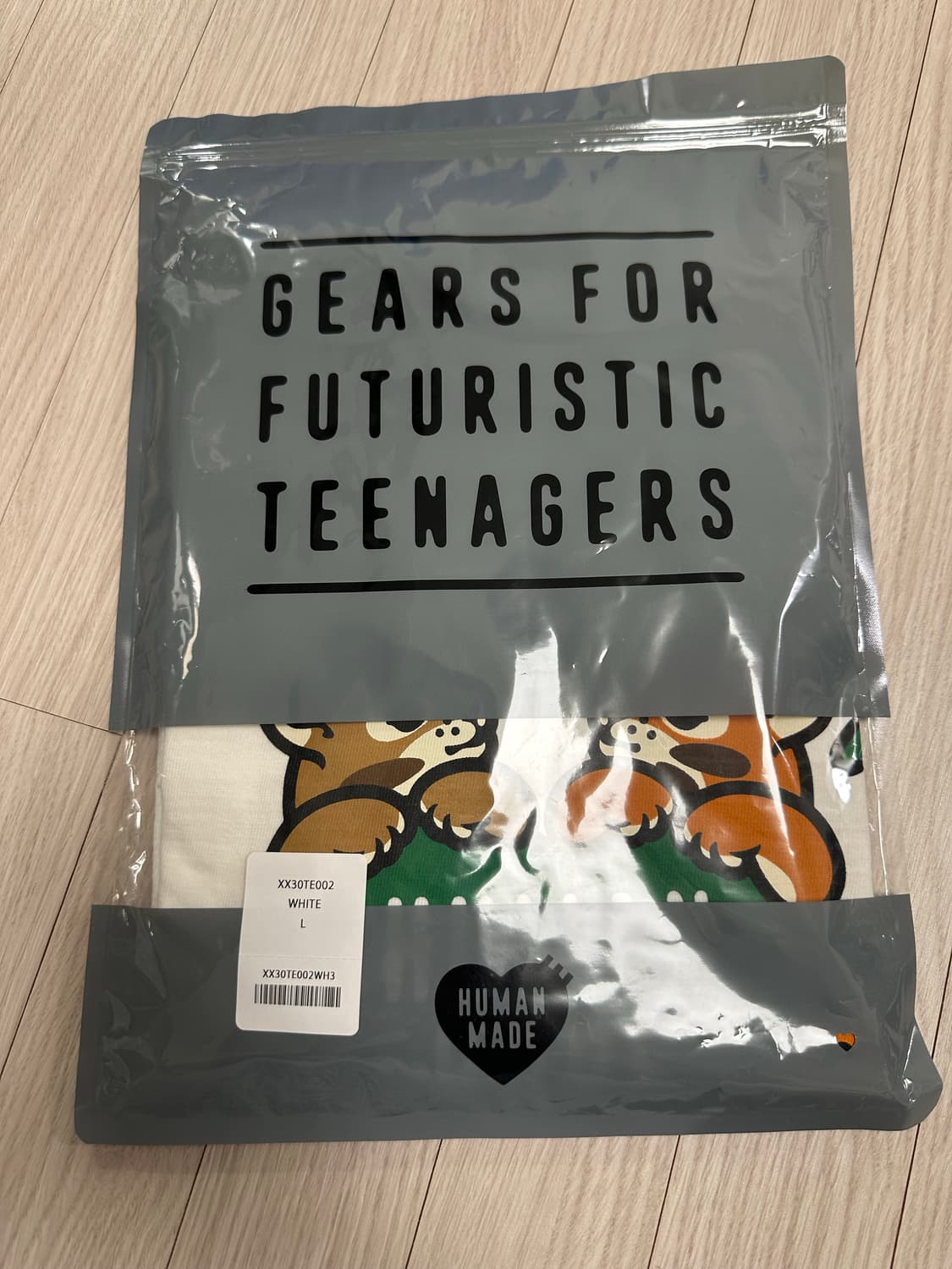 L 휴먼메이드 제이홉 반팔 화이트 상품이미지2