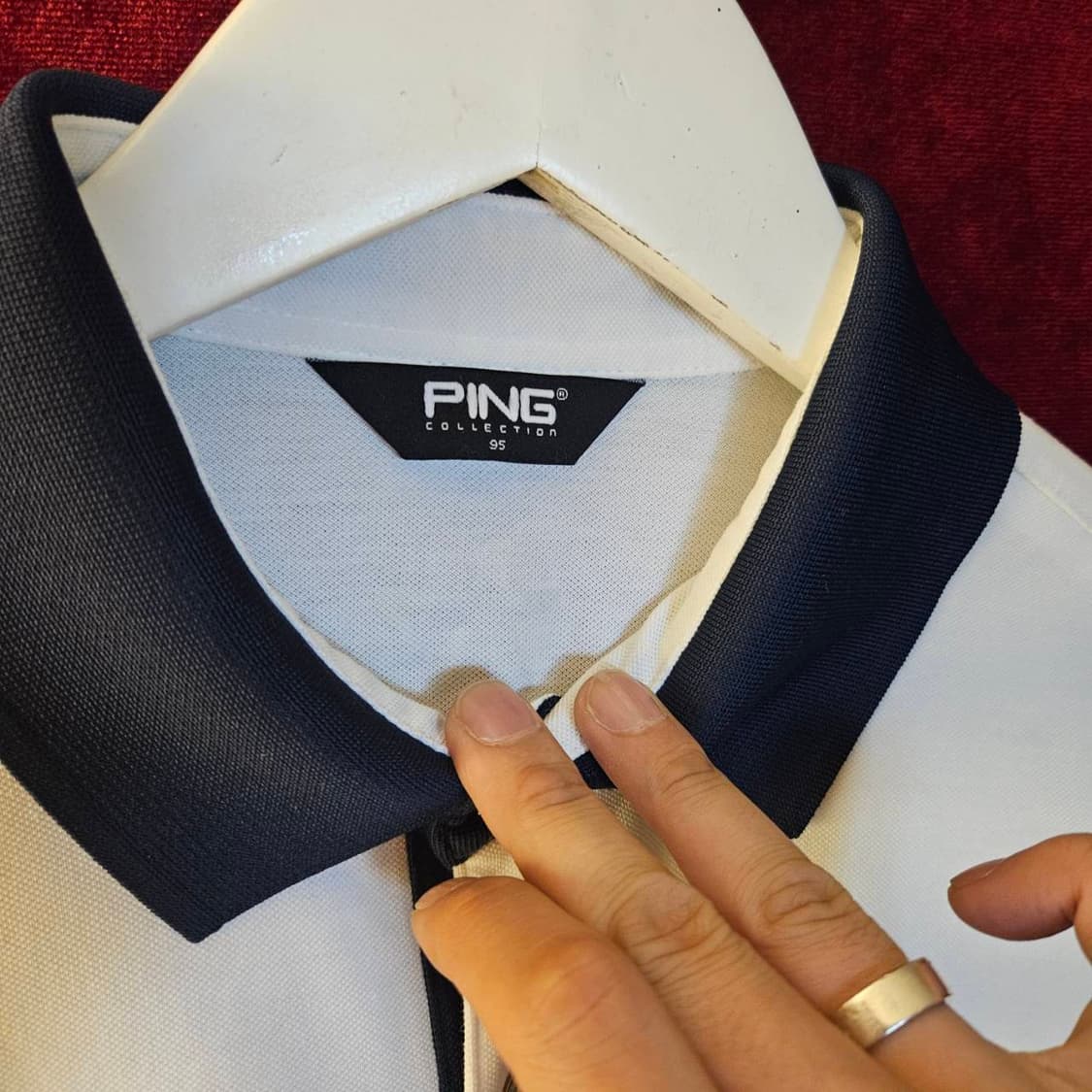 핑(PING) 카라 배색 기능성 반팔 카라티
95 size 상품이미지6