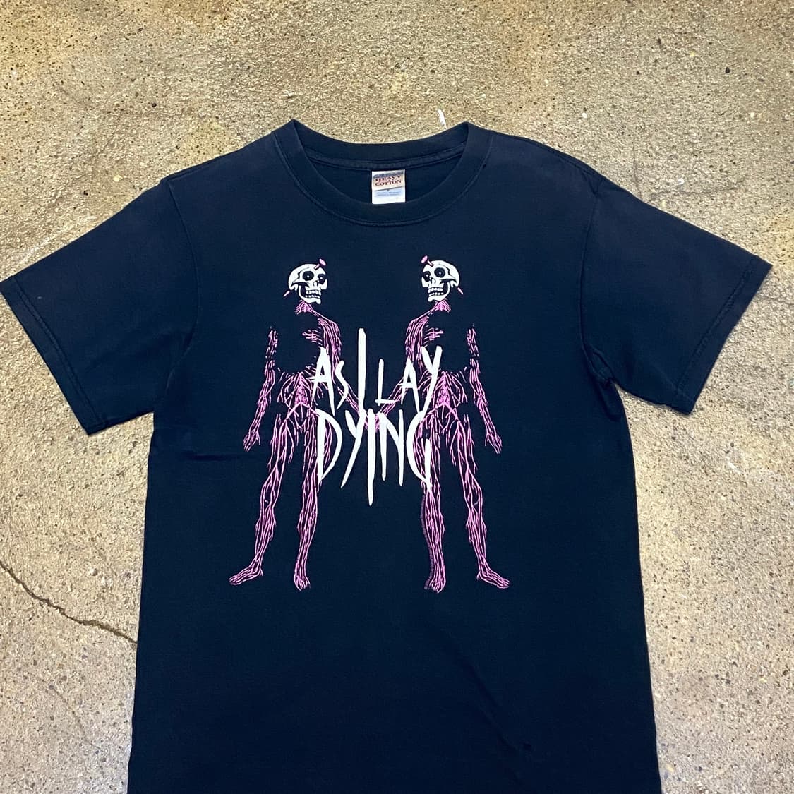 미국 빈티지 As I Lay Dying 밴드 굿즈티 락티셔츠 반팔티 상품이미지2
