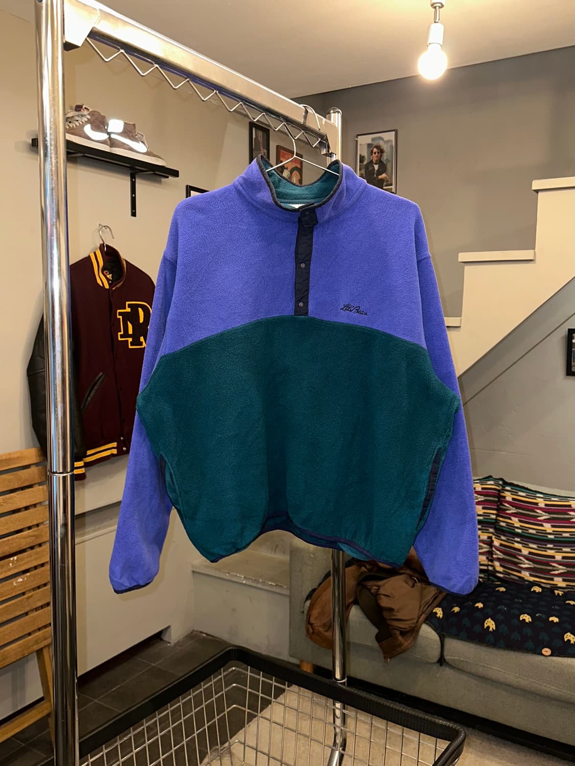 90’s LL Bean 4-button color  fleecewear 상품이미지3