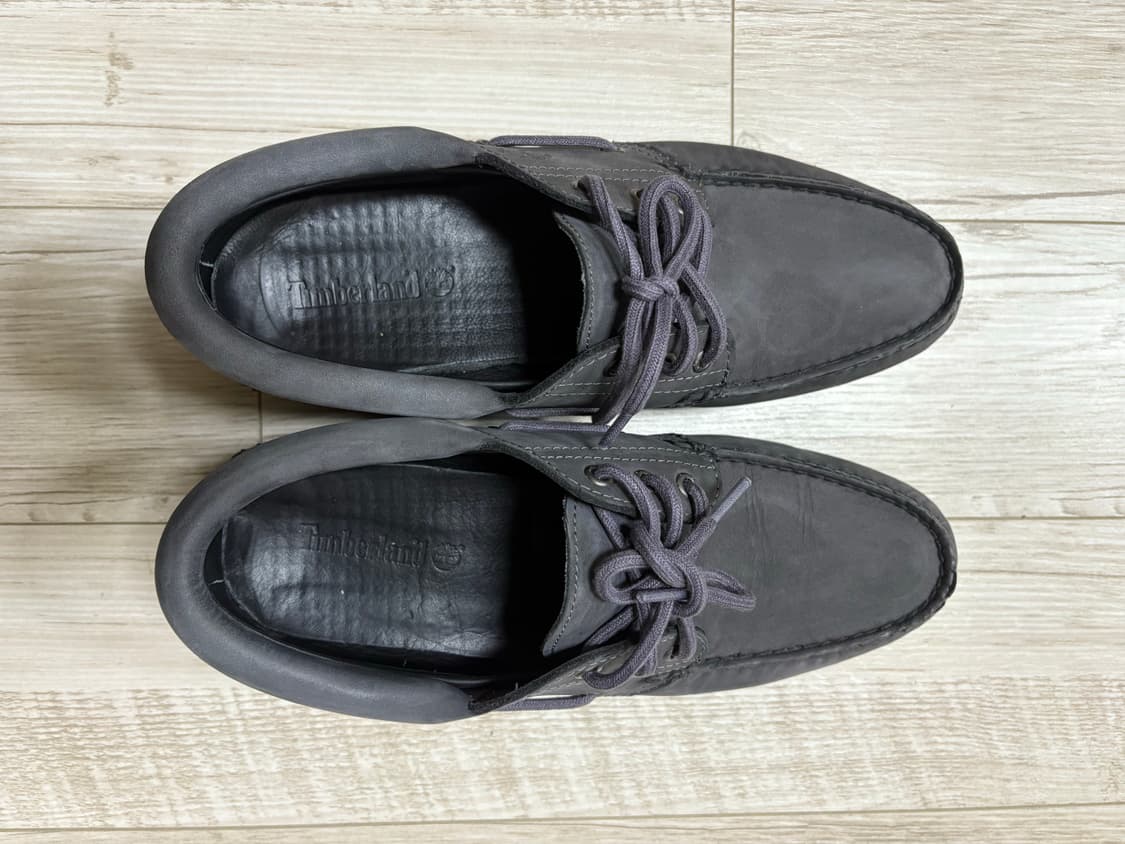팀버랜드 보트슈즈 3아이 그레이 265 상품이미지4