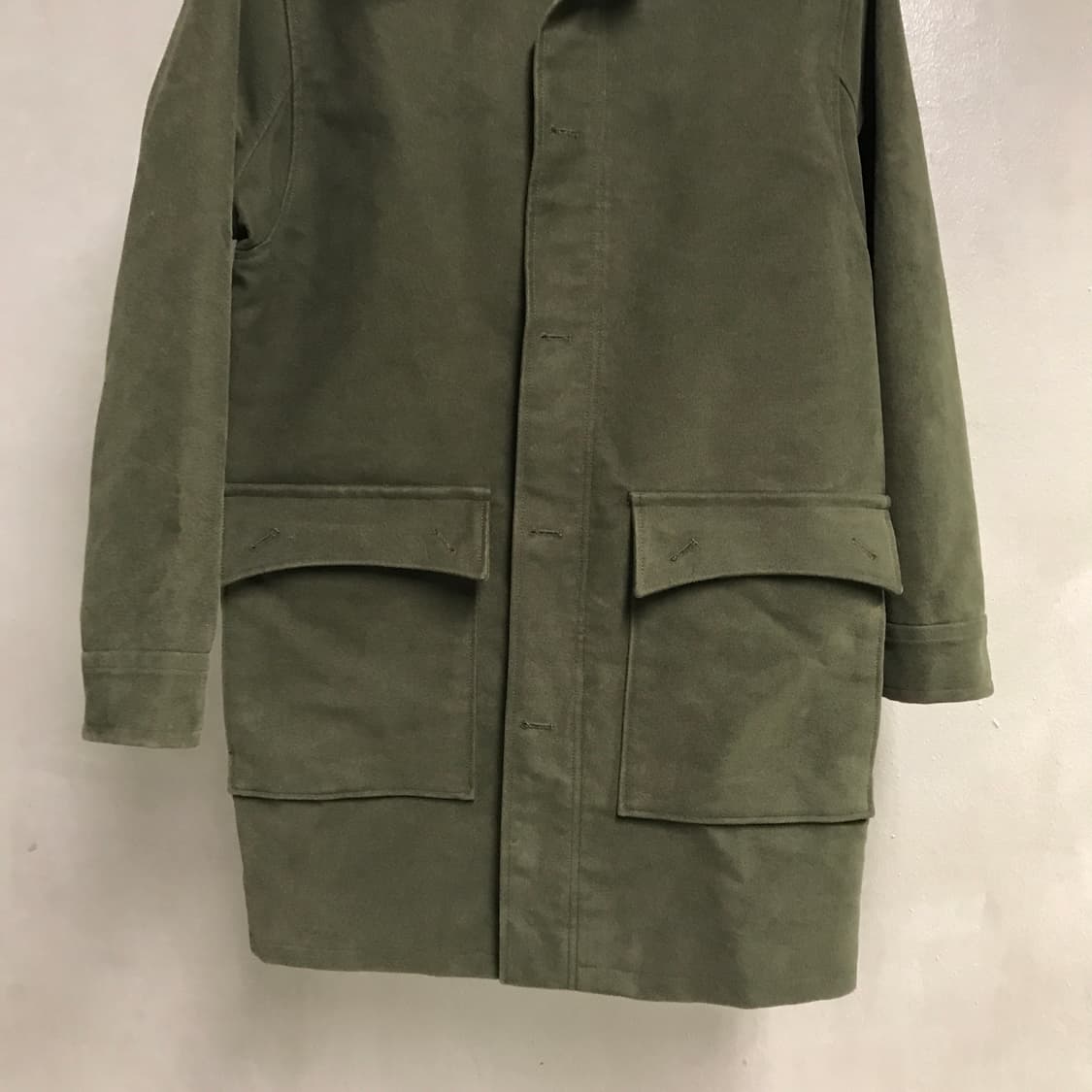 APC 아페쎄 퍼 코트 카키 36(W) 상품이미지3