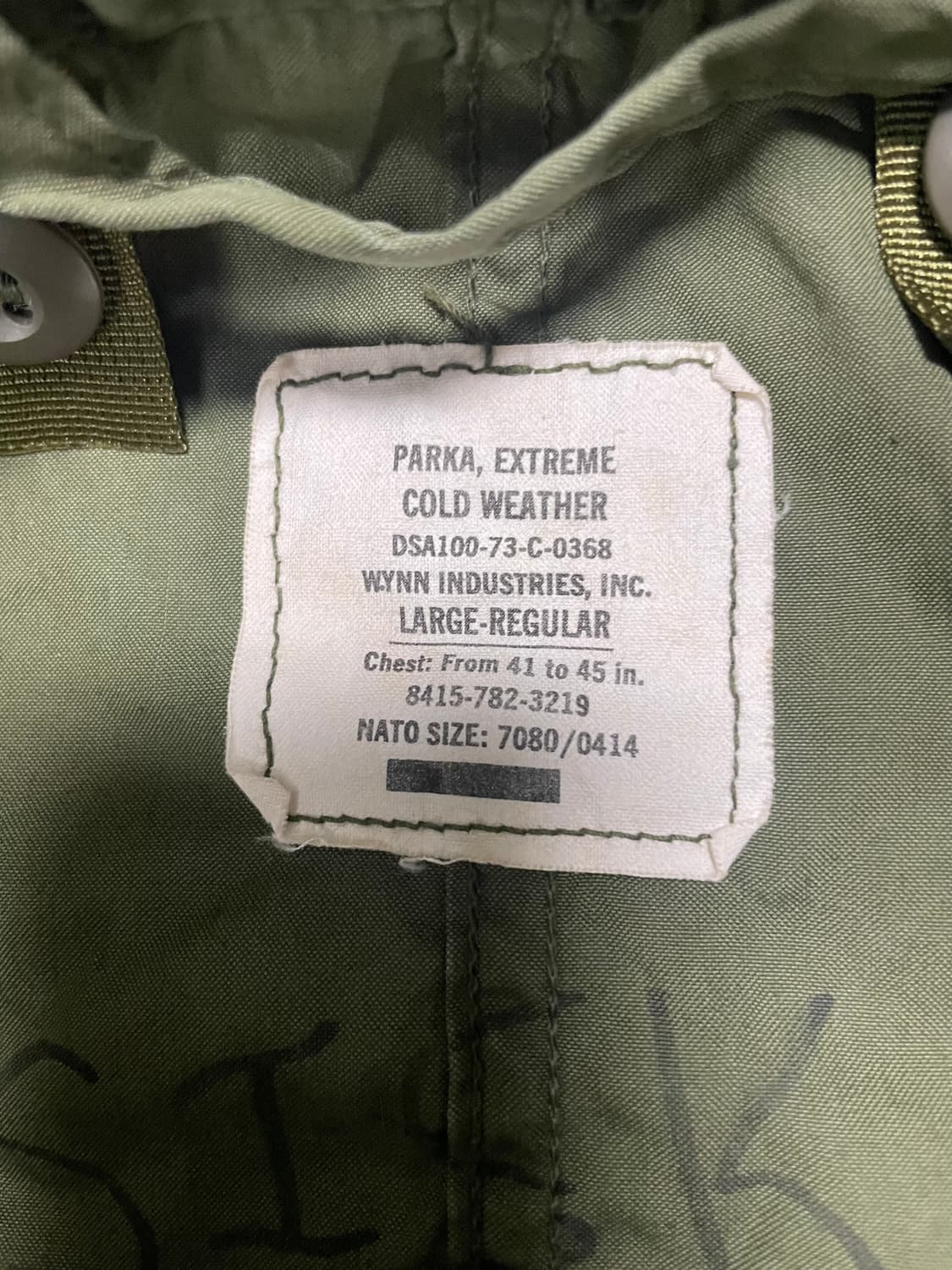 m65피쉬테일 og 개파카 라지 세트 오리지널 상품이미지5