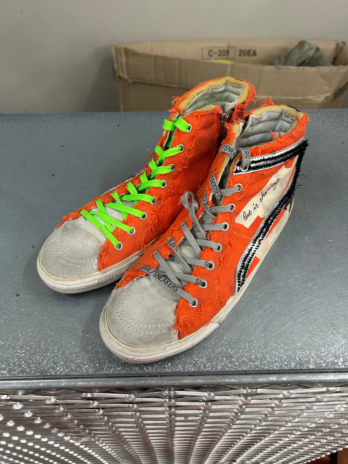 골든구스 오렌지 캔버스 43 상품이미지2