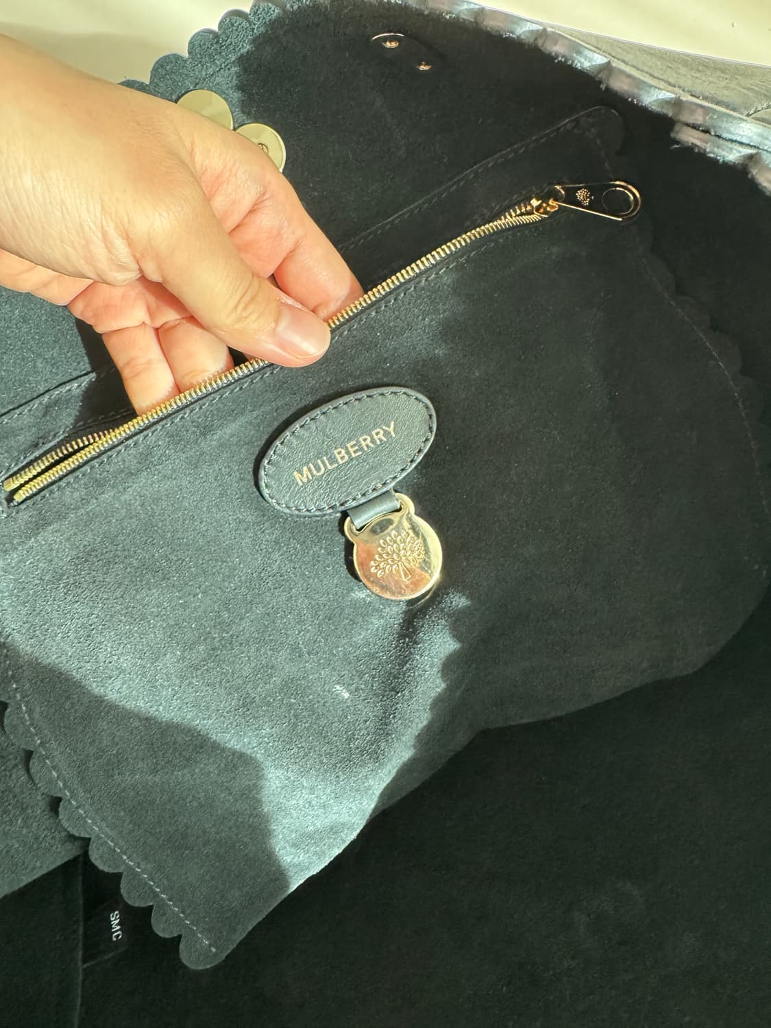 멀버리 블랙 숄더 토트백 상품이미지3