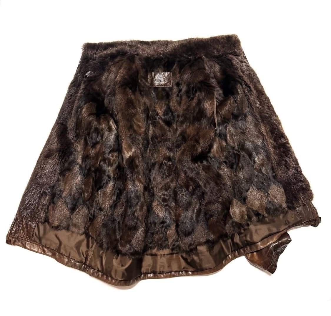 갤럭시 제일모직 - 리얼 퍼 레더 자켓 상품이미지3