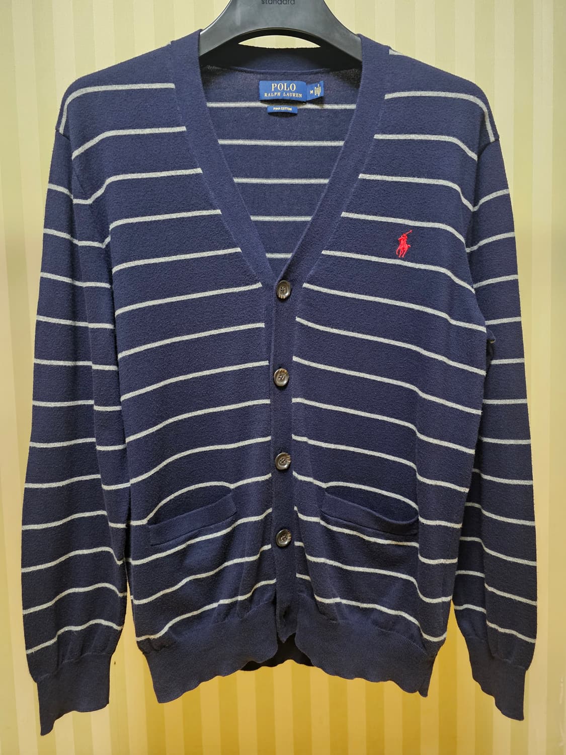 폴로 가디건 피마 M 상품이미지1