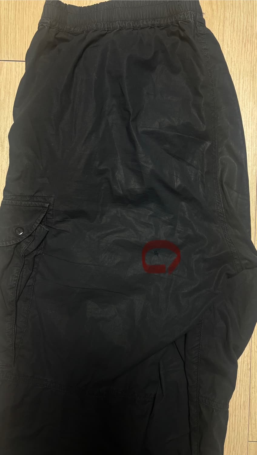 스톤아일랜드 re-t 카고 조거 바지 블랙 33사이즈 상품이미지4