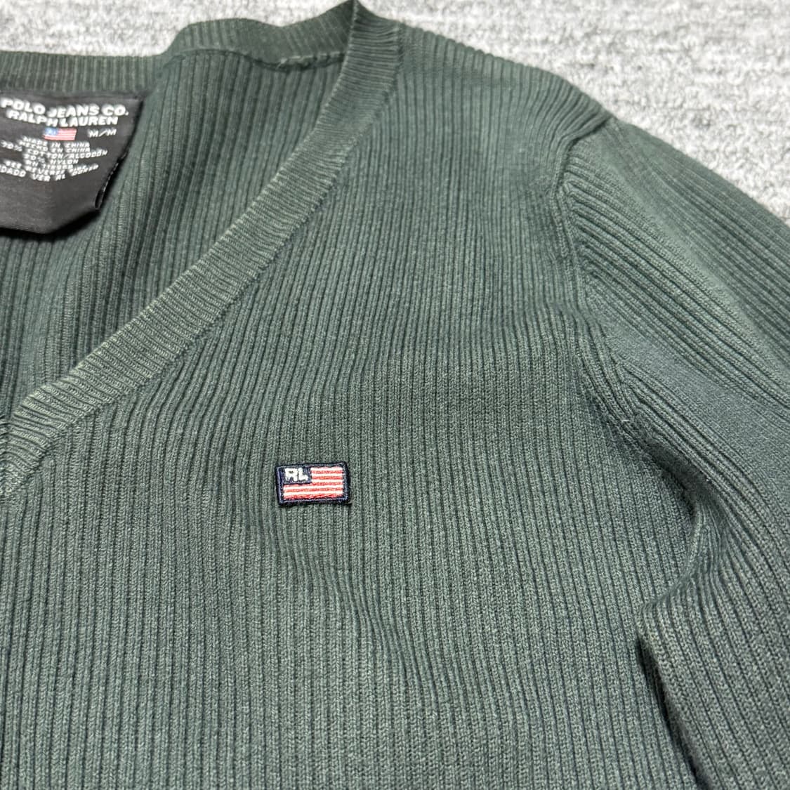 빈티지 폴로 진스 랄프로렌 v넥 | 여성 M 상품이미지4