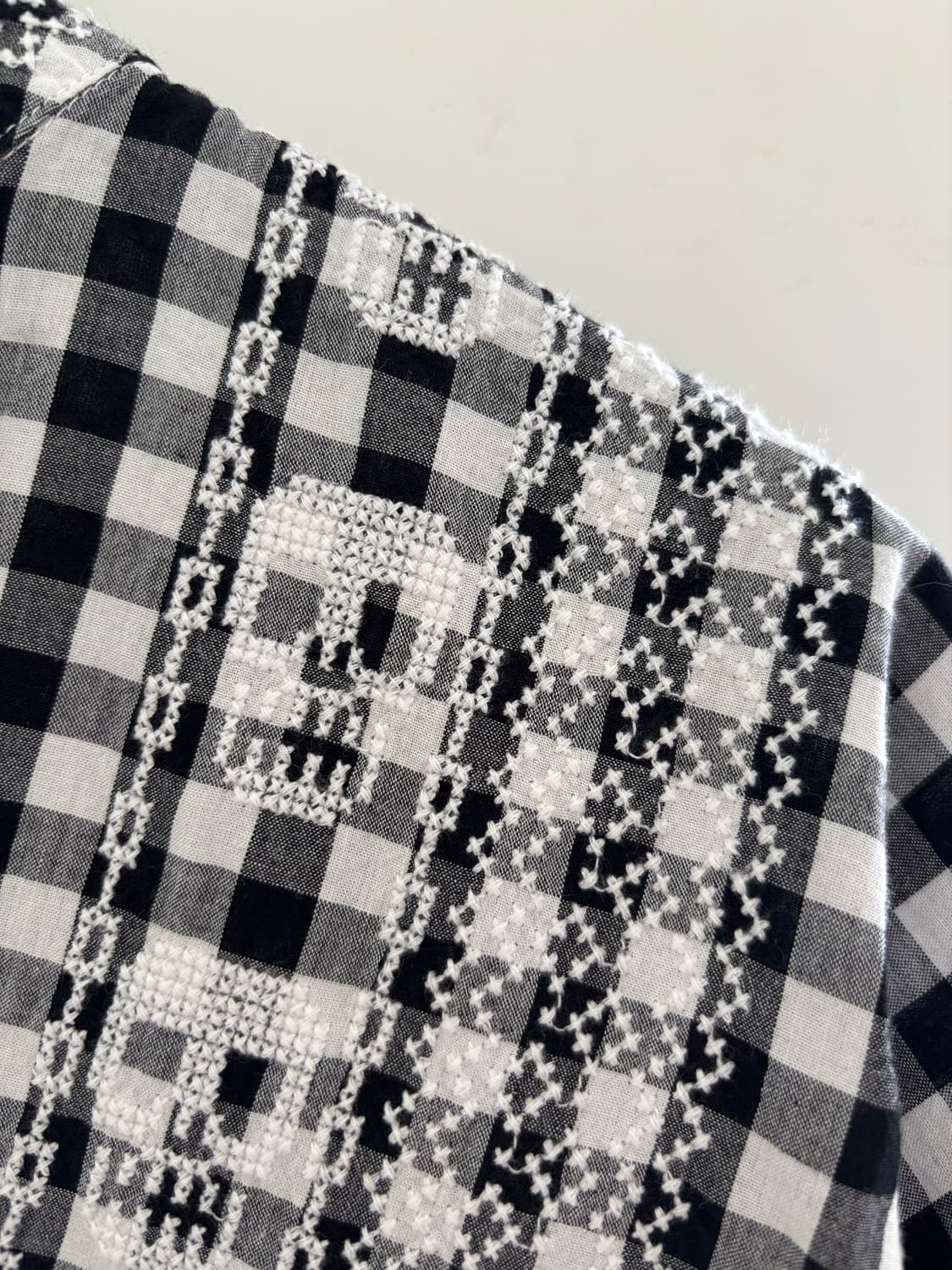 히스테릭글래머 skull embroidery 블라우스 상품이미지4