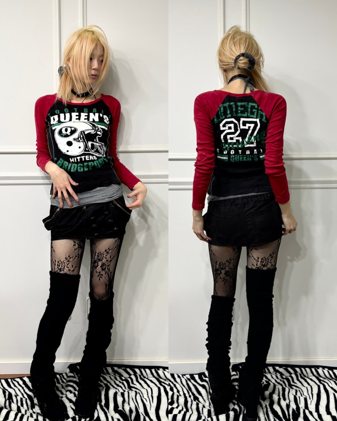 Kitsch Print Slim Fit Sleeve 상품이미지1