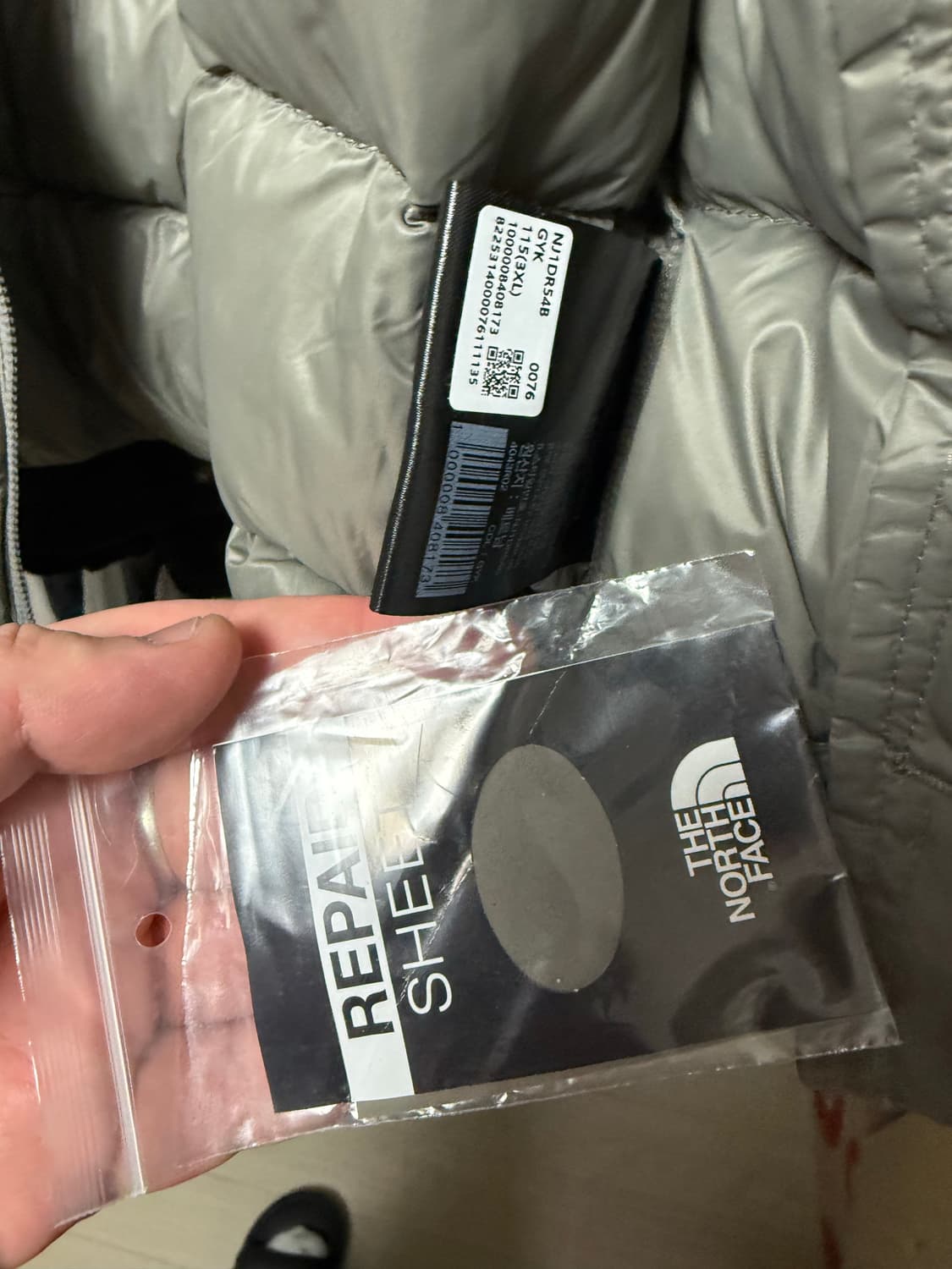 노스페이스 포플러 다운 가디건 RDS 그레이시 카키 상품이미지6