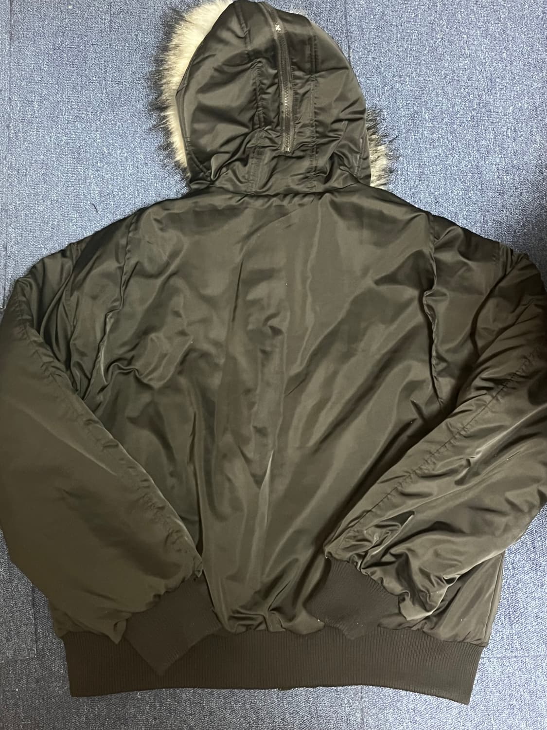 블랙 퍼 점퍼 상품이미지2