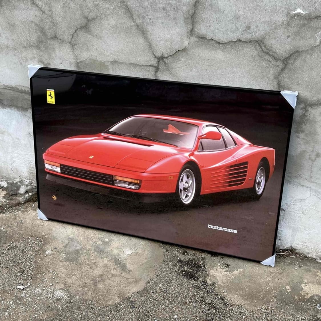 페라리 테스타로사 빈티지 포스터 (액자포함) 상품이미지1