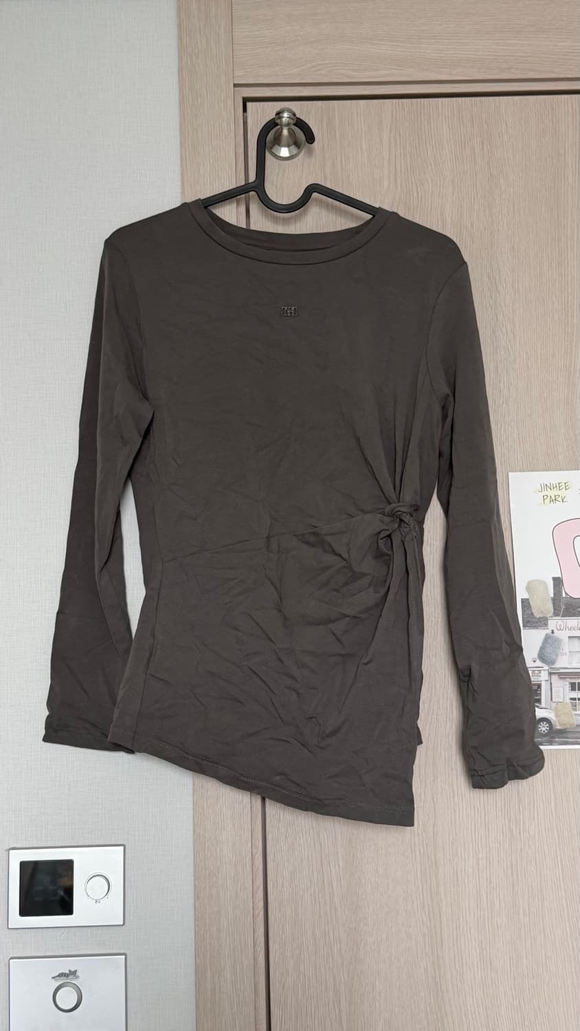 (새상품)트리밍버드 Twist Long Sleeve,차콜 상품이미지7