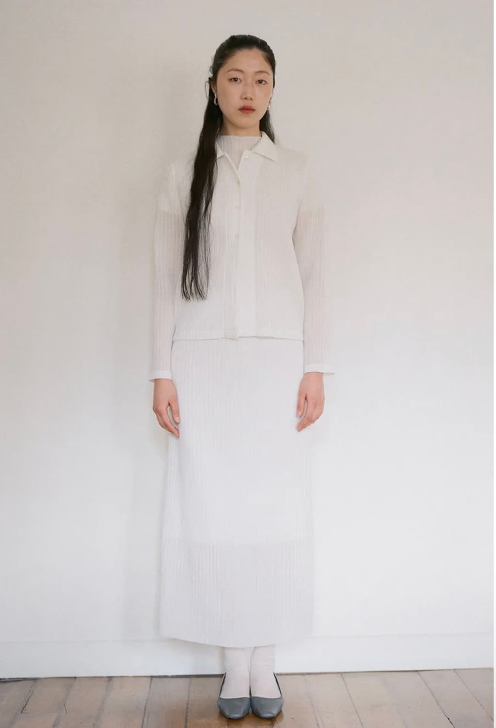 lfm accord crease jacket&skirt 플리츠 상품이미지6