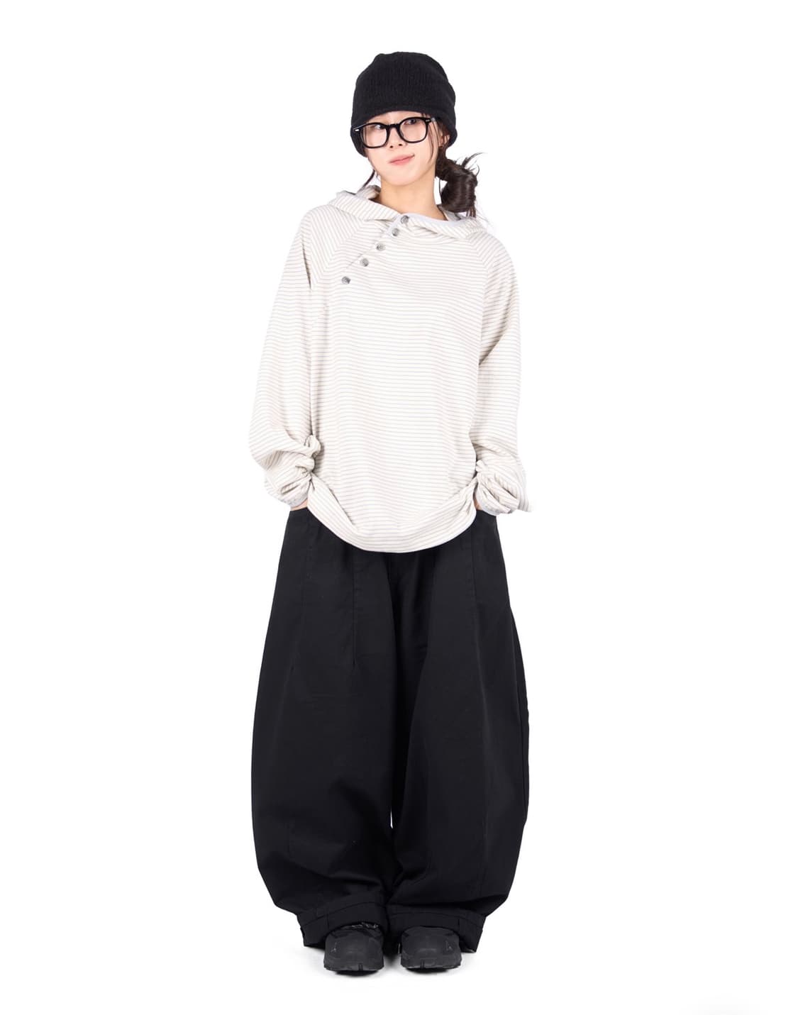 릿킴 라우코하우스 스트라이프 후드티 롱슬리브 상품이미지2