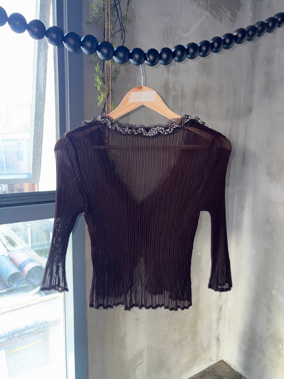 Frill check pleats cd 상품이미지5