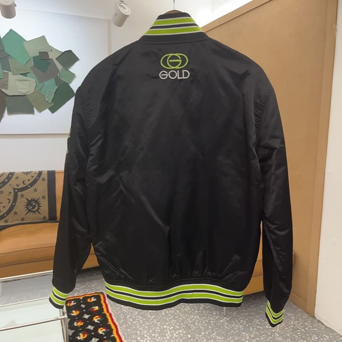 스타터 GOONS 희귀 키치 네온 스타디움 바시티자켓 M C07419 상품이미지4