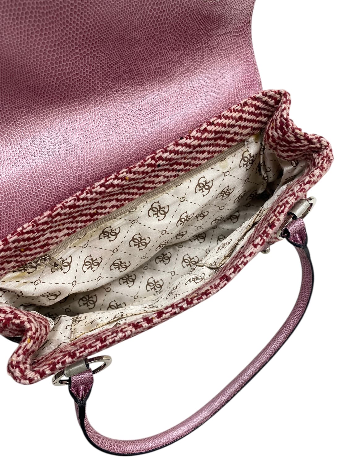 게스 y2k 헤링본 니트 공주가방 상품이미지3