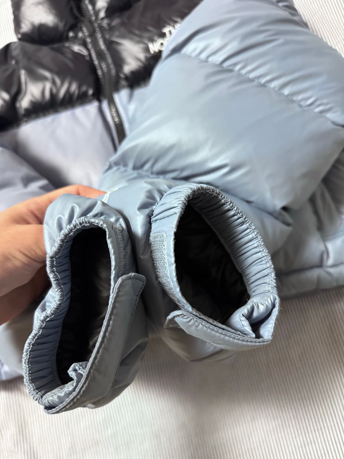 W 노스페이스 눕시 숏 자켓 포크 블루  상품이미지9