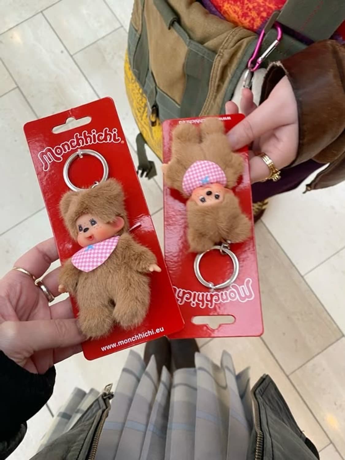 유럽판 몬치치베어 키링 예약구매 받아요 ! 상품이미지3