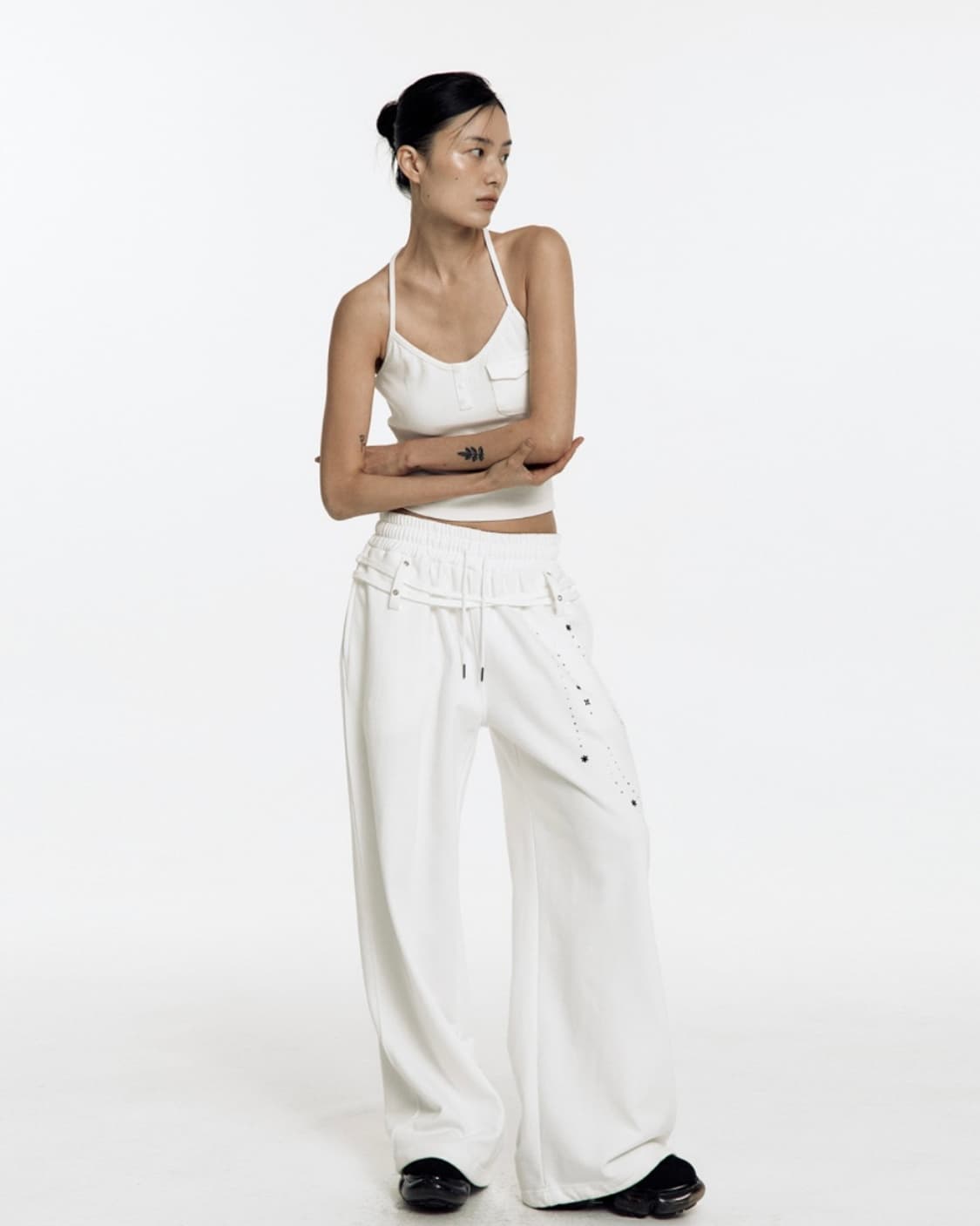 벨트 스웻 팬츠 상품이미지1