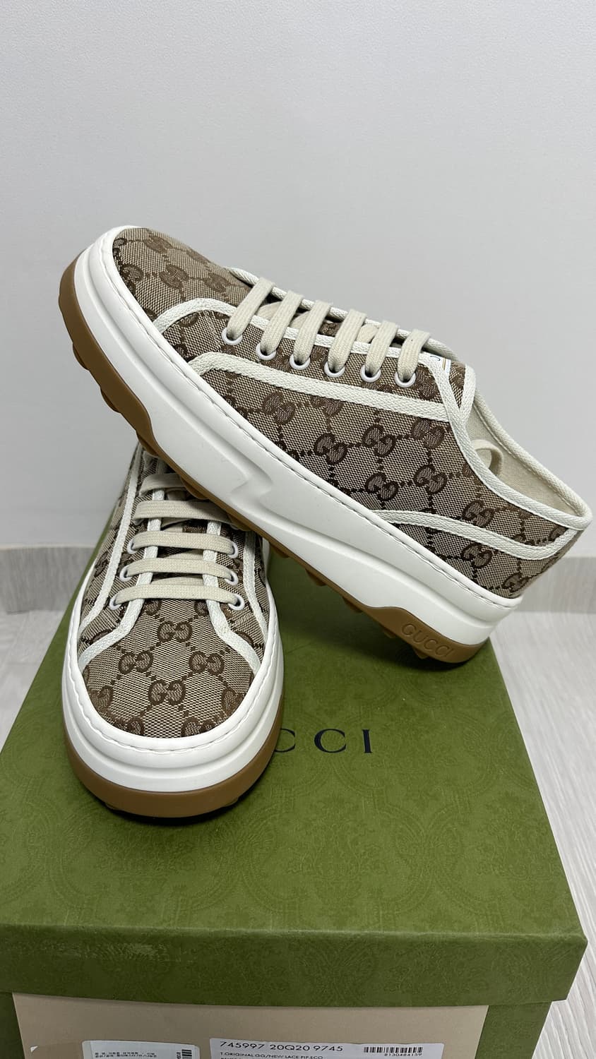 구찌 베이지 에보니 GG 캔버스 남성 6사이즈 국내 매장 새상품 상품이미지2