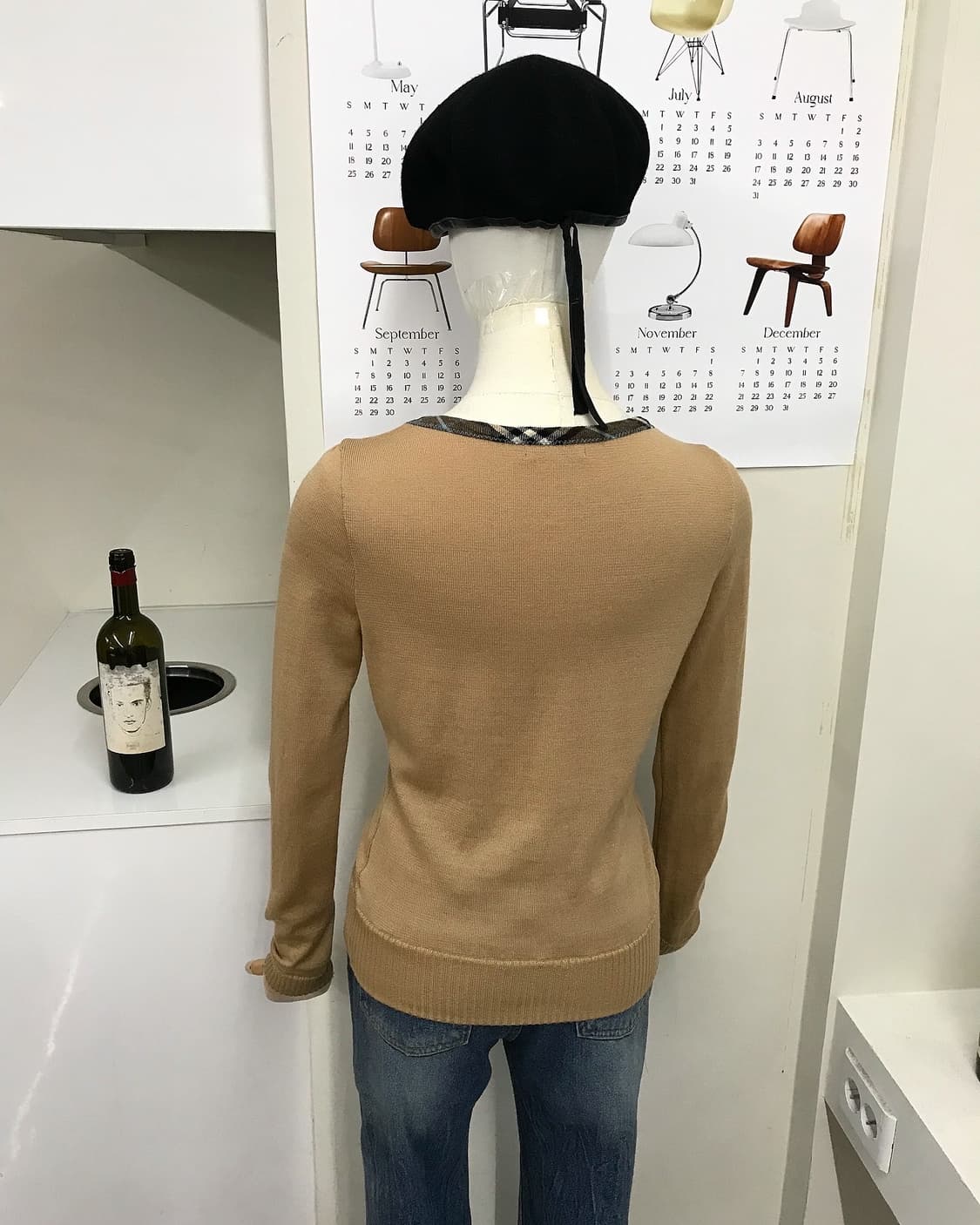 버버리 로고 울 가디건 상품이미지8