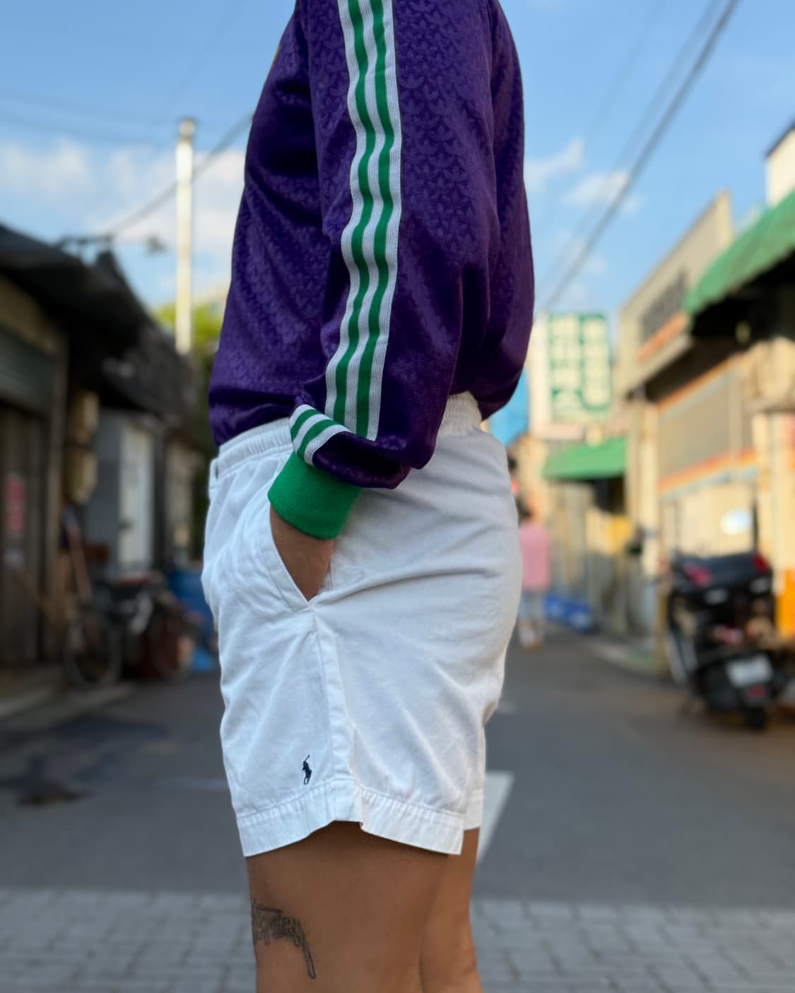 90-00‘s 폴로 랄프로렌 코튼 프랩스터 M 상품이미지8