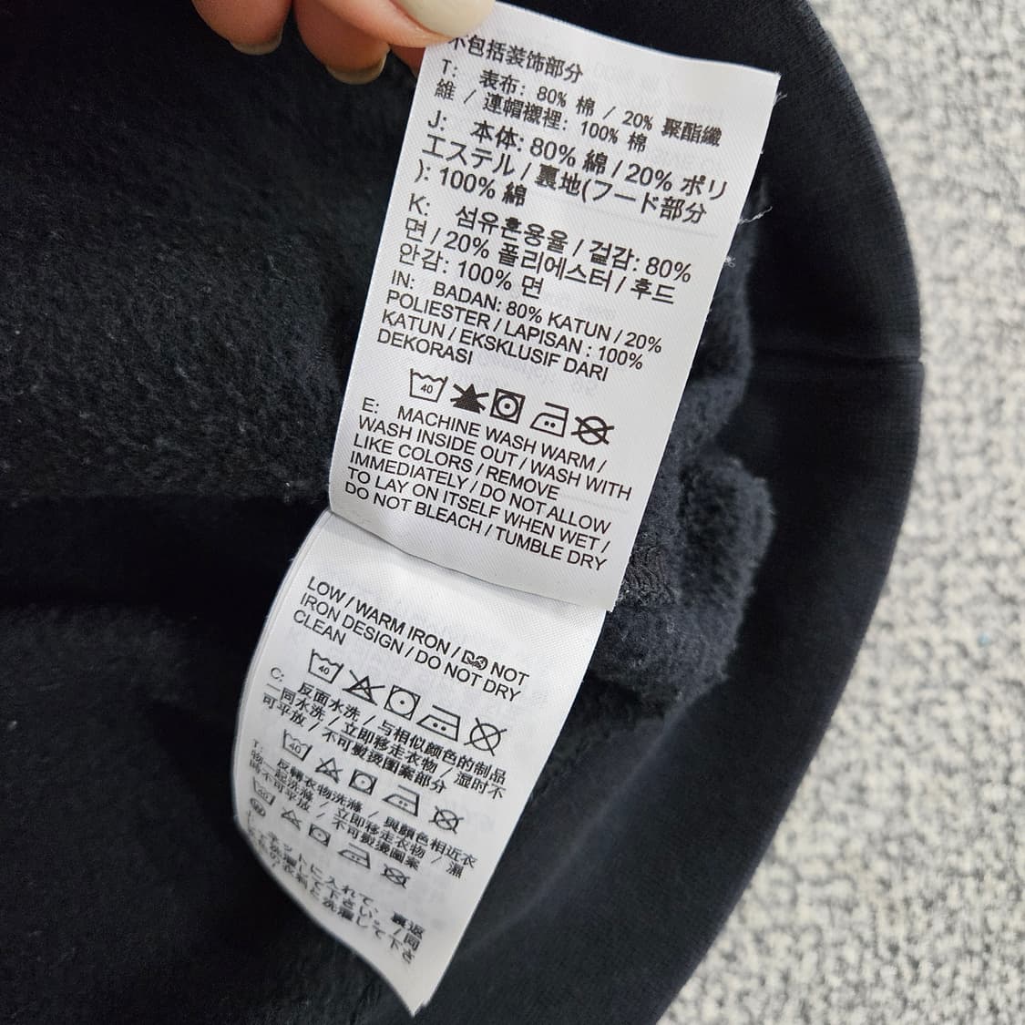 [M] 나이키 JUST DO IT 프린팅 기모 후드티 1103JM2 상품이미지6