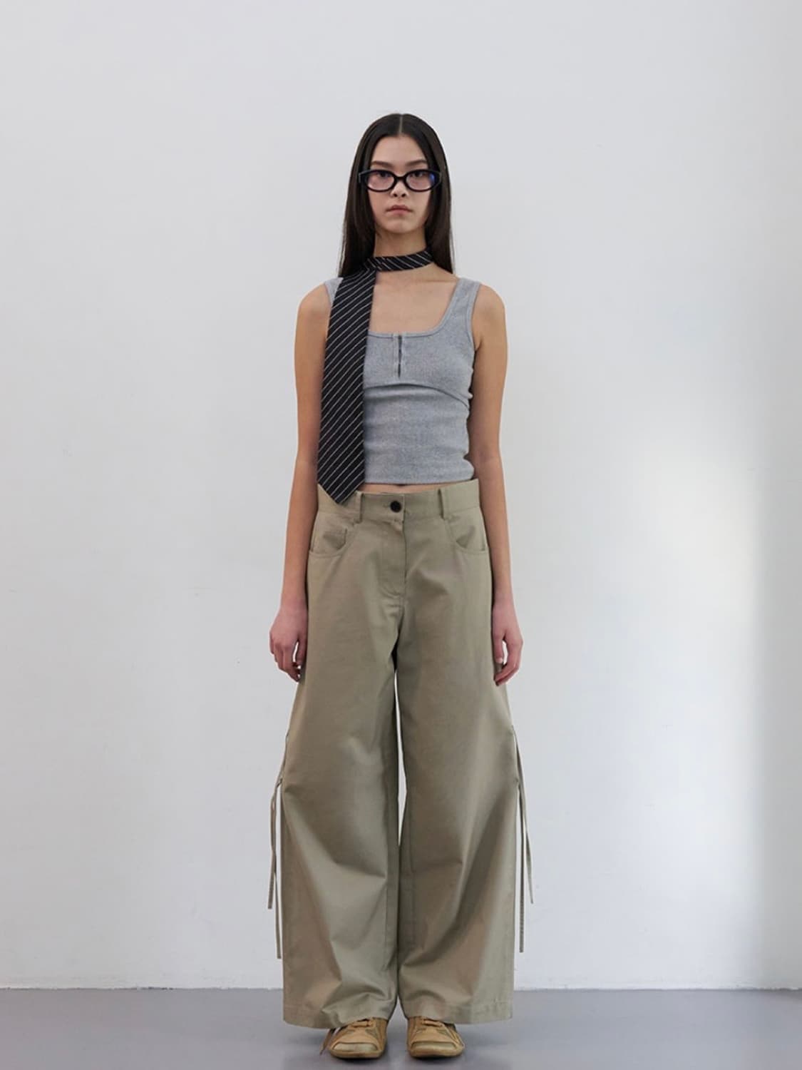 LCDC BUSTIER DETAIL TANK TOP M 상품이미지3