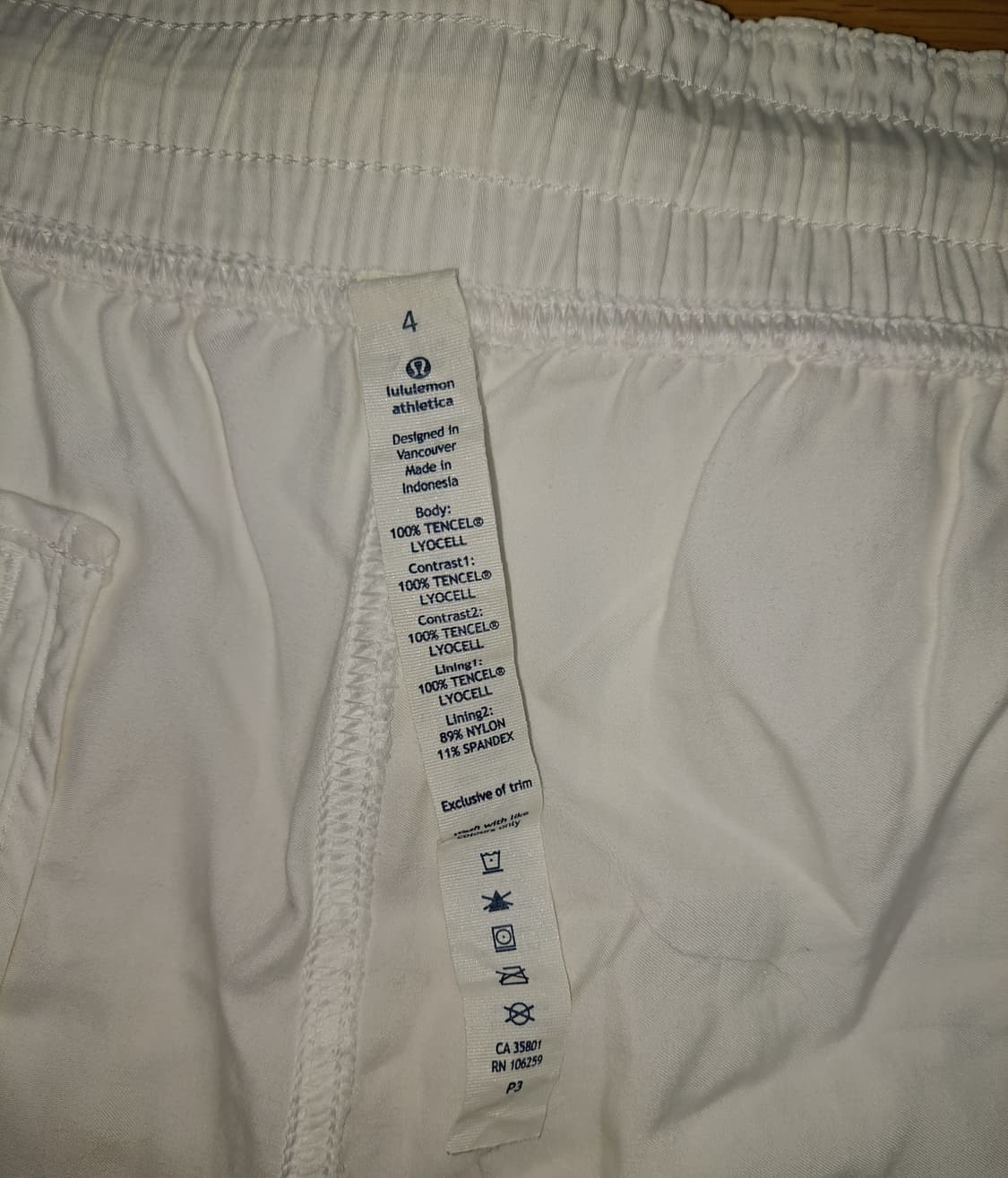 Lululemon 여성 쇼츠 (TENCEL 혼방) / 사이즈: 4 상품이미지8